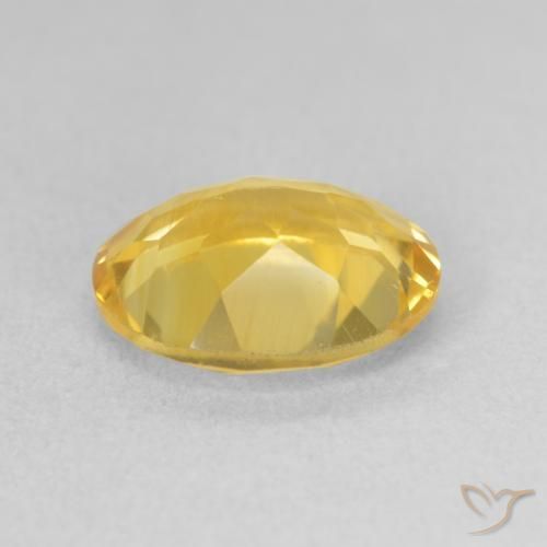 Citrino Dorato medio naturale da 3.17 ct, Ovale, VVS-VS