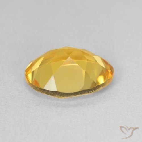 Citrino Dorato medio naturale da 2.95 ct, Ovale, VVS-VS