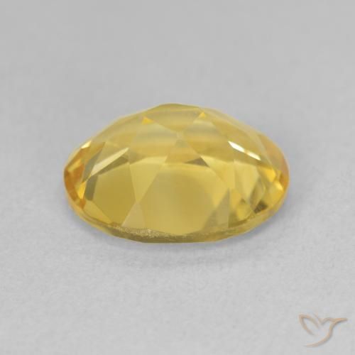 Citrino Dorato medio naturale da 3.21 ct, Ovale, VVS-VS