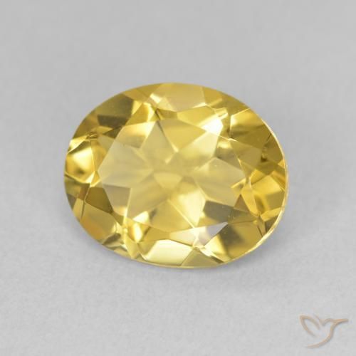 Citrino Arancio dorato naturale da 2.95 ct, Ovale, Traslucido
