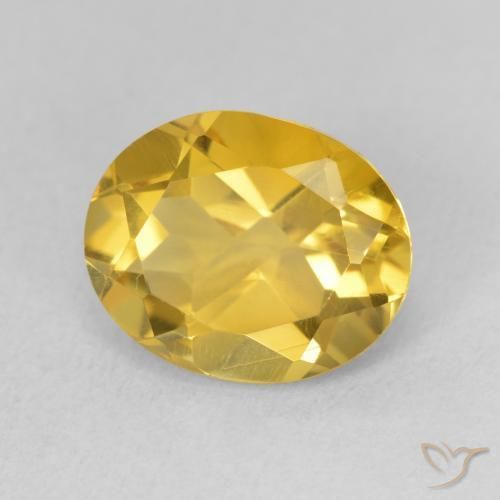 Citrino Arancio dorato naturale da 3.22 ct, Ovale, VS