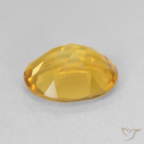 Citrino Arancio dorato naturale da 3.22 ct, Ovale, VS