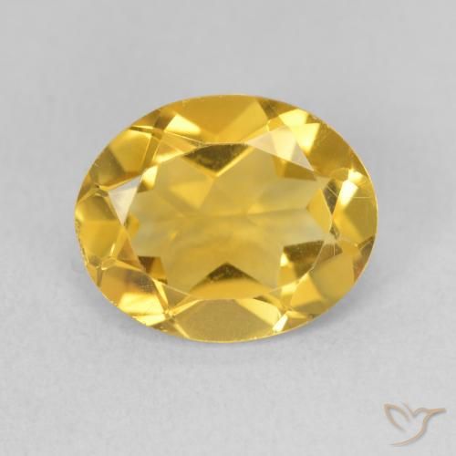2.85ct Naturale Dorato medio Citrino, Ovale, VS