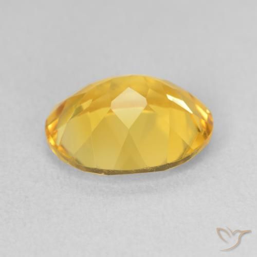 Citrino Arancio dorato naturale da 3.10 ct, Ovale, VS