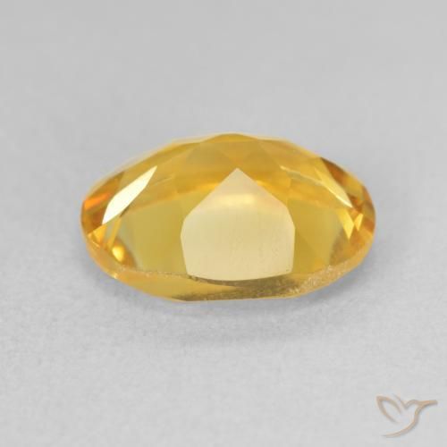Citrino Arancio dorato naturale da 3.29 ct, Ovale, VS