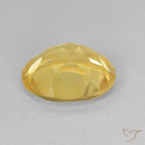 Citrino Dorato medio naturale da 3.26 ct, Ovale, VS
