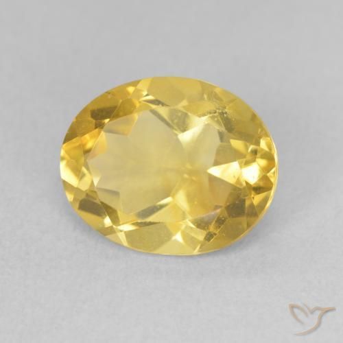 Citrino Arancio dorato naturale da 2.89 ct, Ovale, VS