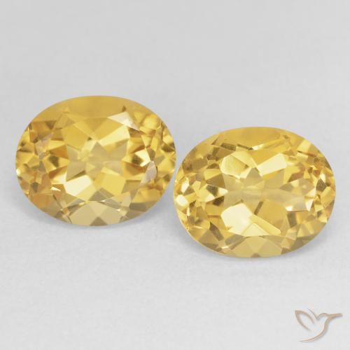 7.61ctw Naturale Oro brillante Citrino, Ovale, VVS-VS