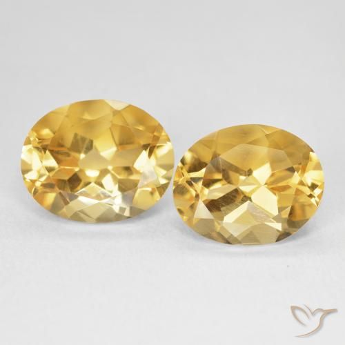 7.30ctw Naturale Oro profondo Citrino, Ovale, VVS-VS