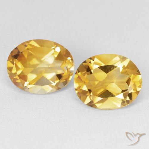 6.88ctw Naturale Dorato Citrino, Ovale, VVS-VS
