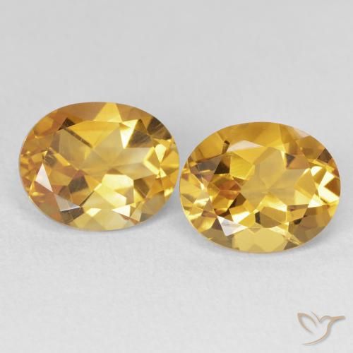 7.31ctw Naturale Oro profondo Citrino, Ovale, VVS-VS
