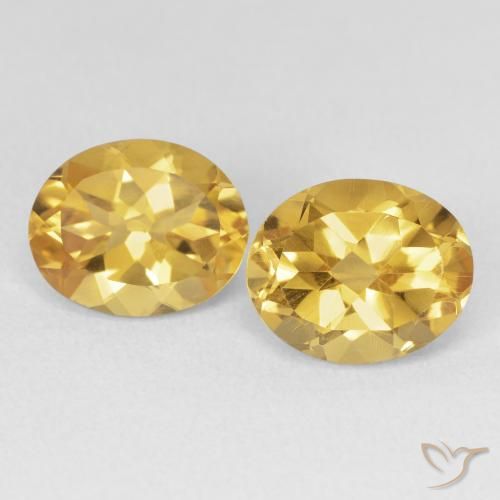 6.74ctw Naturale Dorato Citrino, Ovale, VVS-VS