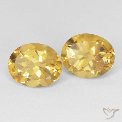 Gemme di Citrino Dorato naturale da 6.74 ct, Ovale, VVS-VS