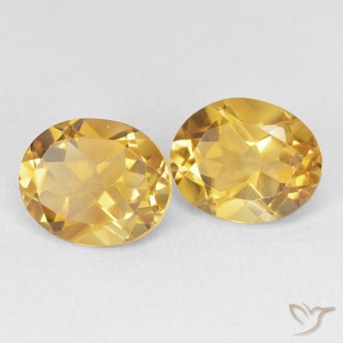 Gemme di Citrino Oro profondo naturale da 7.07 ct, Ovale, VVS-VS