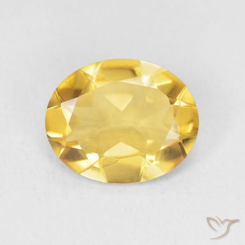2.71ct Naturale Dorato Citrino, Ovale, VVS