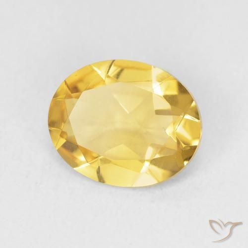 Citrino Dorato naturale da 2.71 ct, Ovale, VVS
