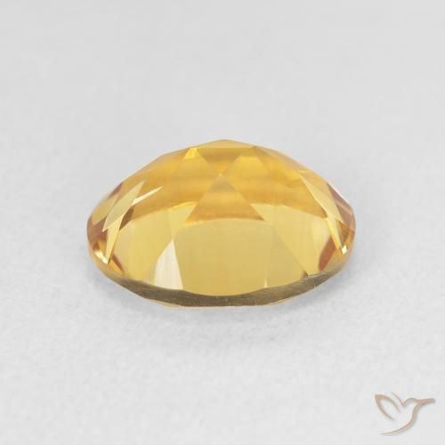 Citrino Dorato scuro naturale da 3.38 ct, Ovale, VVS
