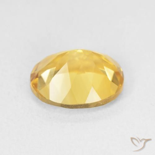 Citrino Dorato naturale da 3.55 ct, Ovale, VVS