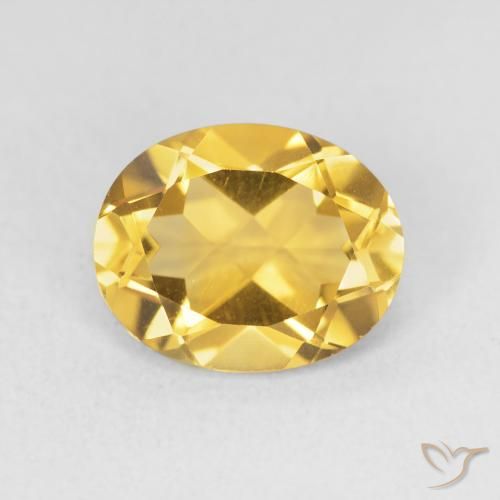 3.15ct Naturale Dorato Citrino, Ovale, VVS