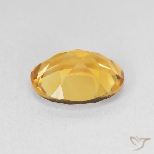 Citrino Dorato naturale da 3.15 ct, Ovale, VVS