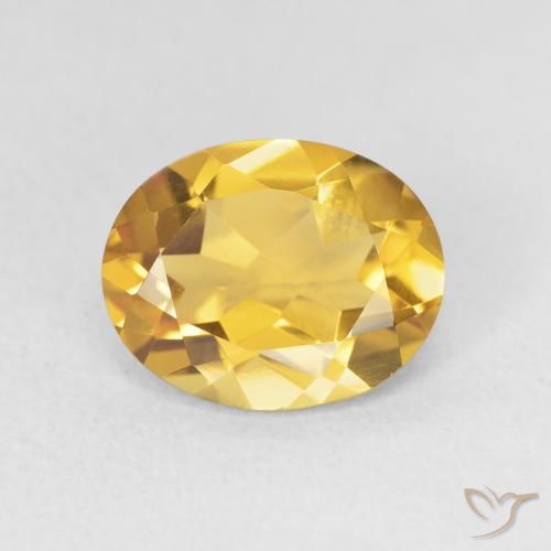 3.02ct Naturale Dorato Citrino, Ovale, VVS