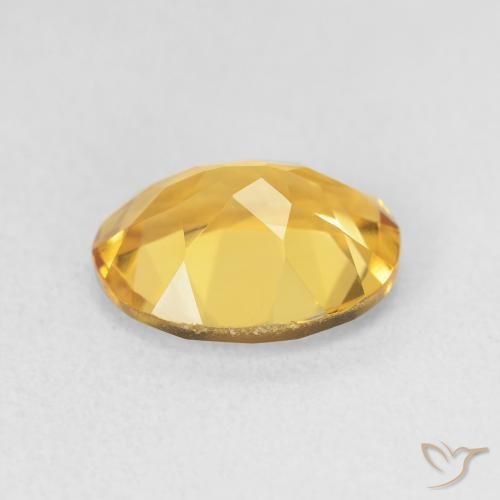 Citrino Dorato naturale da 3.02 ct, Ovale, VVS