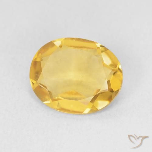 Citrino Oro brillante naturale da 2.64 ct, Ovale, VS