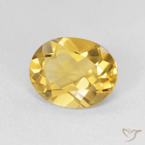 Citrino Oro profondo naturale da 3.00 ct, Ovale, VS