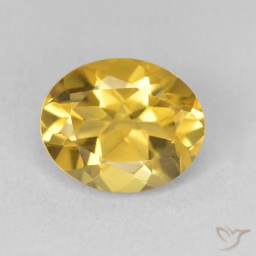 3.39ct Naturale Oro profondo Citrino, Ovale, VVS-VS