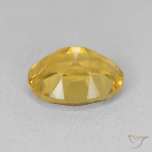 Citrino Oro profondo naturale da 3.39 ct, Ovale, VVS-VS