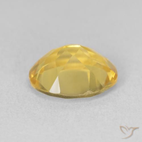Citrino Arancio dorato naturale da 3.06 ct, Ovale, VVS-VS