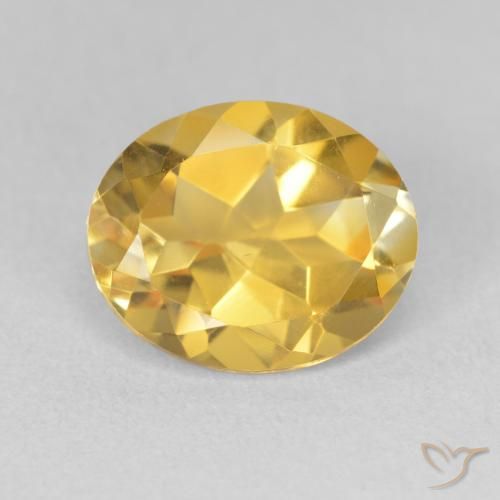 3.51ct Naturale Arancio dorato Citrino, Ovale, VVS