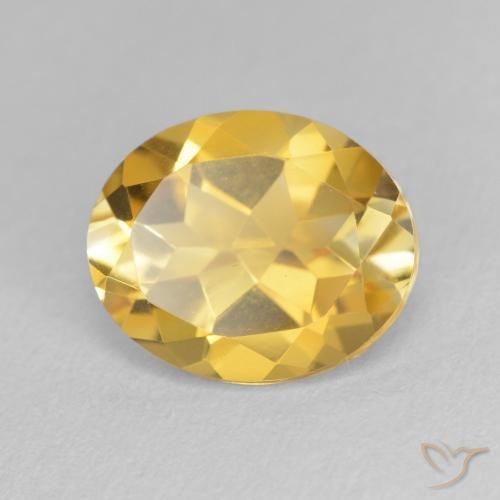 Citrino Arancio dorato naturale da 3.51 ct, Ovale, VVS