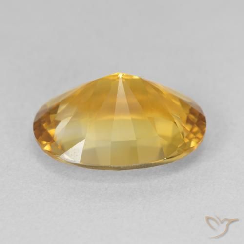 Citrino Medium Light-Golden naturale da 6.35 ct, Ovale, VVS-VS