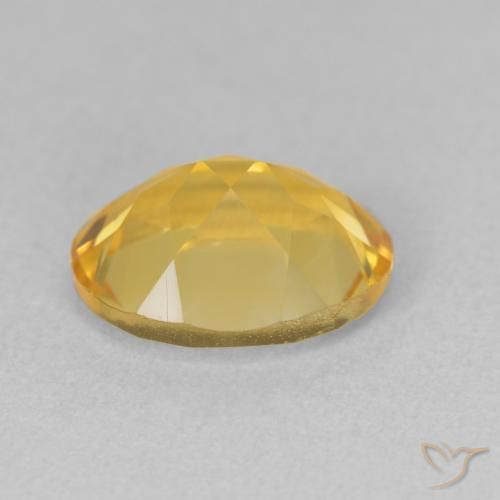 Citrino Dorato medio naturale da 3.30 ct, Ovale, VS