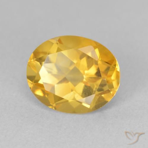Citrino Oro brillante naturale da 3.33 ct, Ovale, VS
