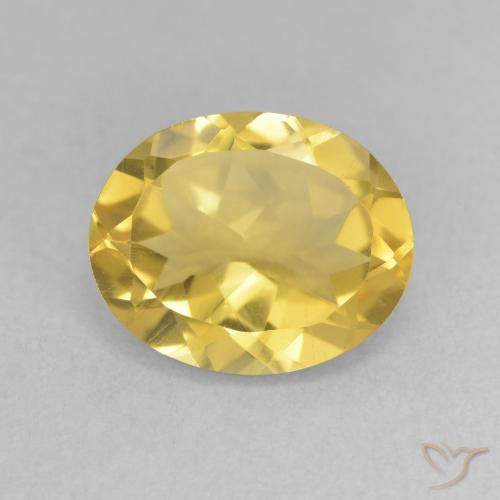 3.18ct Naturale Arancio dorato Citrino, Ovale, VVS-VS