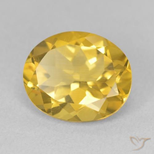 Citrino Arancio dorato naturale da 4.36 ct, Ovale, VS