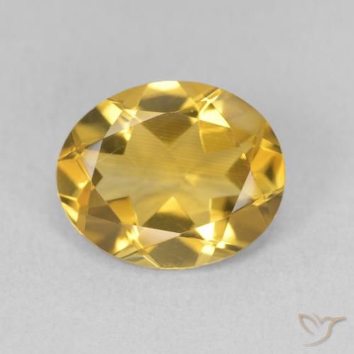 3.03ct Naturale Dorato Citrino, Ovale, VS