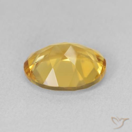 Citrino Dorato naturale da 3.03 ct, Ovale, VS
