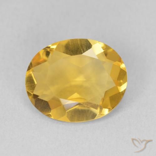 3.02ct Naturale Oro profondo Citrino, Ovale, VS