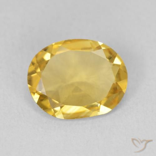 2.38ct Naturale Dorato Citrino, Ovale, VS