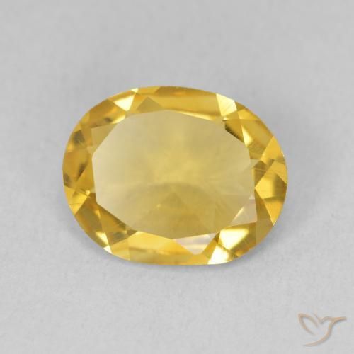 Citrino Dorato naturale da 2.38 ct, Ovale, VS