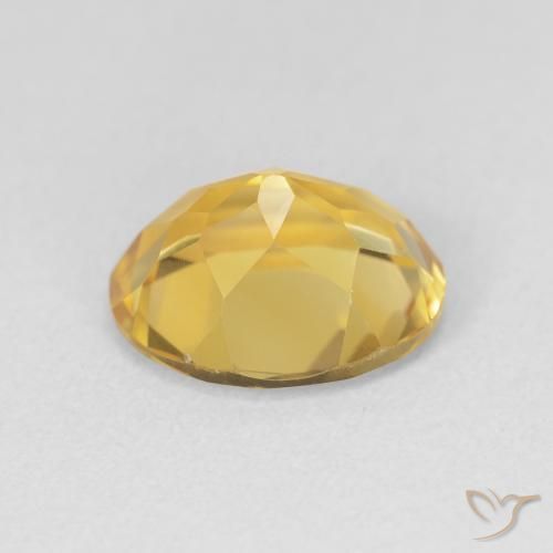 Citrino Arancio dorato naturale da 3.32 ct, Ovale, VVS-VS