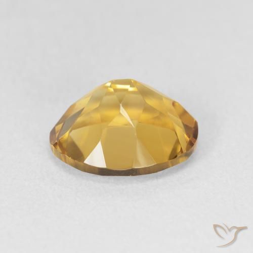 Citrino Arancio-Oro naturale da 3.06 ct, Ovale, VVS-VS
