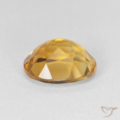 Citrino Arancione-Oro medio naturale da 3.30 ct, Ovale, VVS-VS