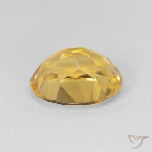 Citrino Dorato naturale da 3.43 ct, Ovale, VVS-VS
