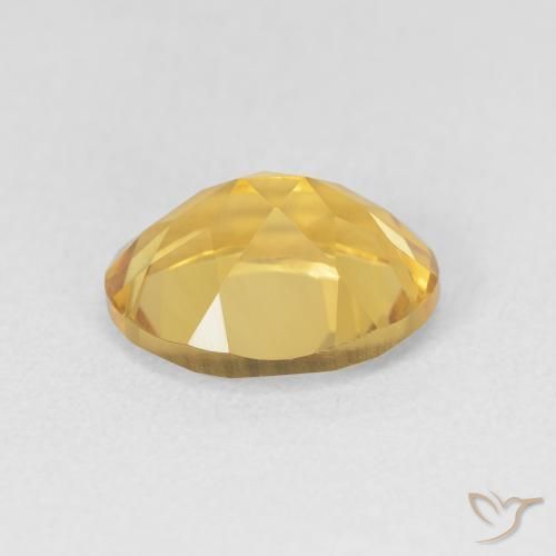 Citrino Dorato medio naturale da 3.20 ct, Ovale, VVS-VS