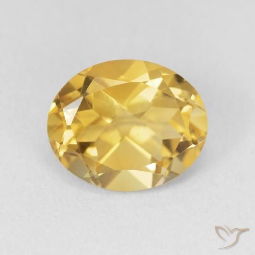 3.59ct Naturale Arancio dorato Citrino, Ovale, VVS-VS
