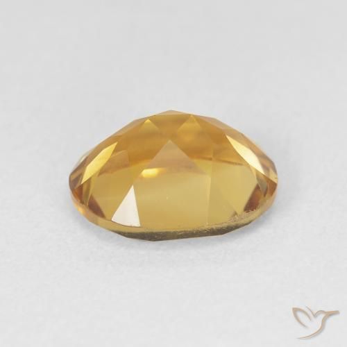 Citrino Medium Dark-Golden naturale da 3.20 ct, Ovale, VVS-VS